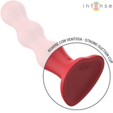 Intense - Cody Vibrator Med Sugkoppa Röd Fjärrkontroll