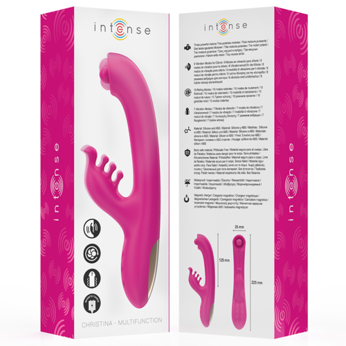 Intense - Christina MultifunktionsvibratorKanin 22,5 Cm Rosa