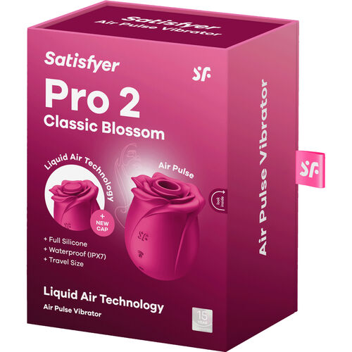 Satisfyer - Air Pulse Pro 2 Klassisk Blomvibrator