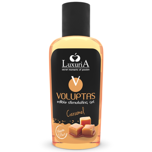 Intimateline Luxuria - Voluptas Ätbara Massagegel Värmande Effekt - Karamell 100 Ml