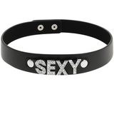 Coquette Chic Desire - Sexy Vegan Leather Choker