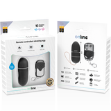 Online - Remote Control Vibrating Egg L Black
