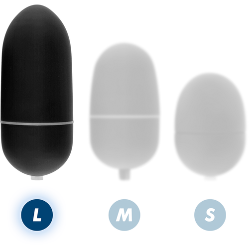 Online - Remote Control Vibrating Egg L Black