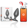 Oninder - Rio Vibrating Anal Plug Black - Free App