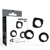 Addicted Toys - C-ringset svart