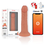 Oninder - Small Bogotá Vibrator Dildo 9 Speeds Natural 17.5 Cm -O- 4 Cm - Free App