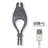 Oninder - Pampa Rechargeable Adjustable Vibrator Ring With Clitoris Stimulator 10 Speed - Free App