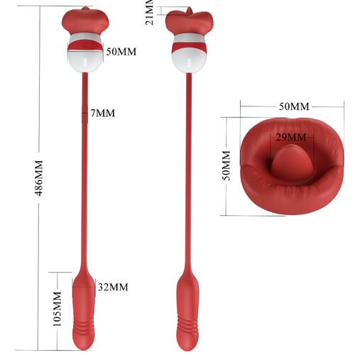 Pretty Love- Ashlynn Röd Mun Masturbatör