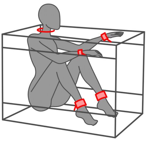 Secret Dome - Kink Club La Niche Cabin Black & Red