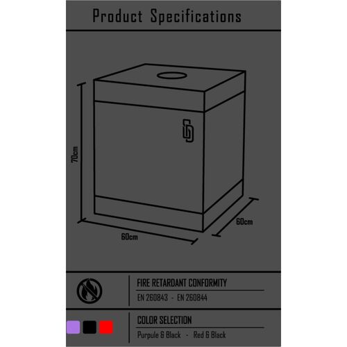 Secret Dome - Kink Club Cabina Bukkake Black & Red