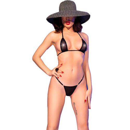 Chilirose - Cr 4840 Micro Bikini Black S/M