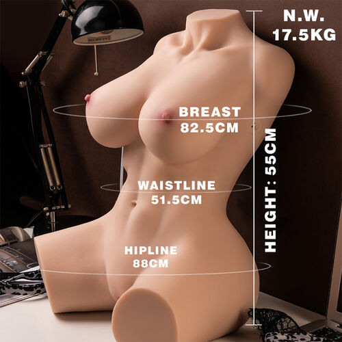 Xise - Muriel Kvinnlig Realistisk Torso 55 Cm