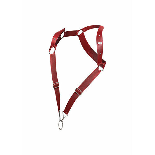 Mob - Dngeon Red Straight Back Harness One Size