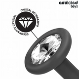 Addicted Toys- Set Med 3 Analpluggar I Silikon Med Juvel