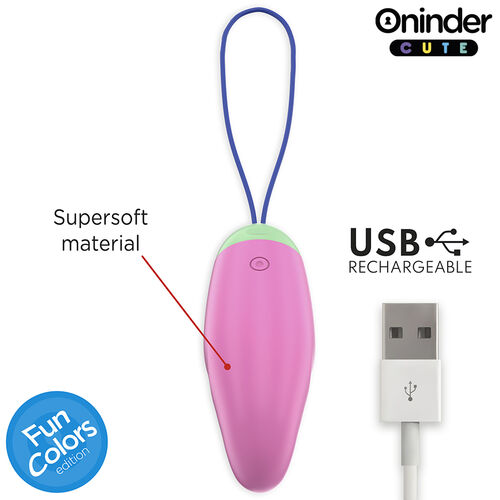 Oninder Cute - Love Pleasure Vibro-Rotating Egg 360 Silicone - Free Worldwide App