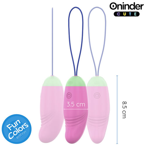 Oninder Cute - Love Pleasure Vibro-Rotating Egg 360 Silicone - Free Worldwide App