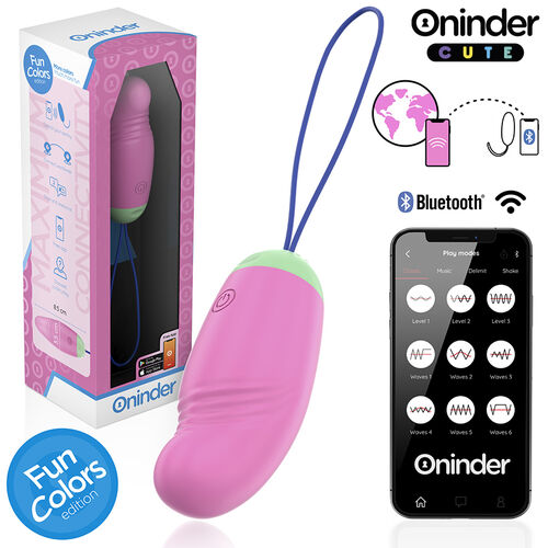 Oninder Cute - Love Pleasure Vibro-Rotating Egg 360 Silicone - Free Worldwide App