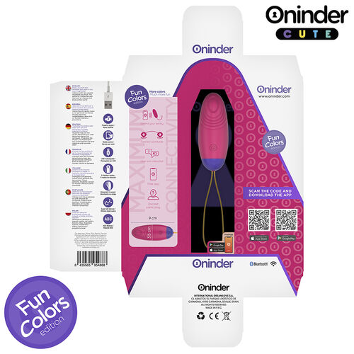 Oninder Cute - Love Pleasure Vibro-Wave Tapping Silicone Egg - Free Worldwide App