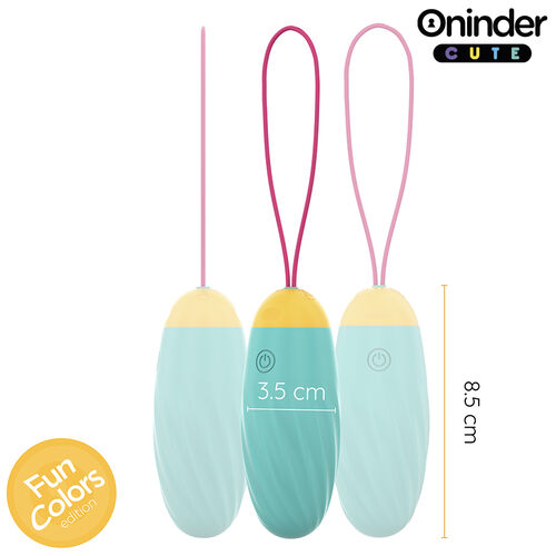 Oninder Cute - Love Pleasure Vibro-Rotating Silicone Gem Egg - Free Worldwide App