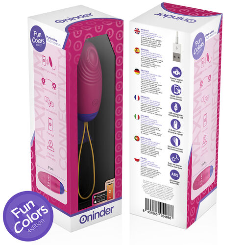 Oninder Cute - Love Pleasure Vibro-Wave Tapping Silicone Egg - Free Worldwide App