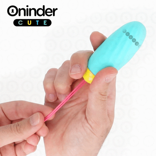 Oninder Cute - Love Pleasure Vibro-Rotating Silicone Gem Egg - Free Worldwide App