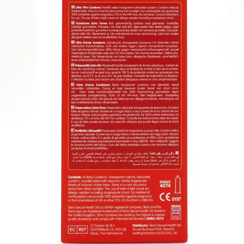 Skins - Ultratunn Premium Kondomspack 16