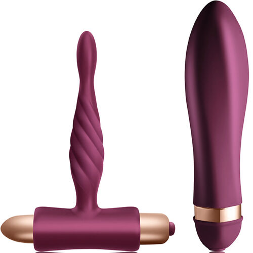Climaximum - Dare Kit Twisted Vibrator + Analplugg Nybörjare