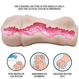 CRAZY BULL - Vattenhudig Vaginamasturbator Med Vibrerande Kula