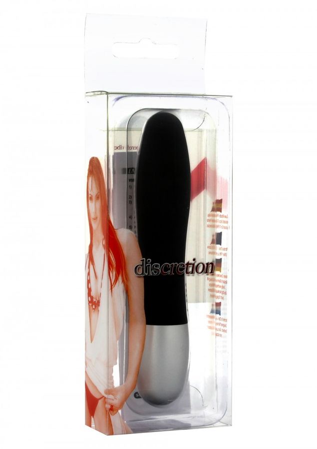 SEVEN CREATIONS - Discretion Svart Vibrator