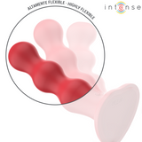 Intense - Cody Vibrator Med Sugkoppa Röd Fjärrkontroll