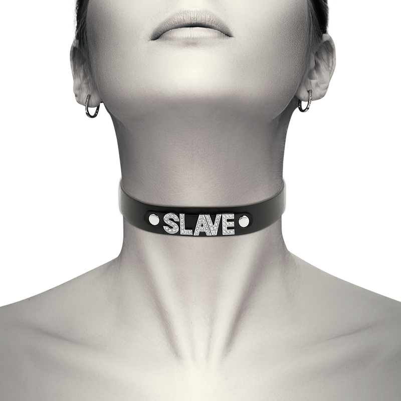 COQUETTE CHIC DESIRE - Slave Vegansk Läderchoker