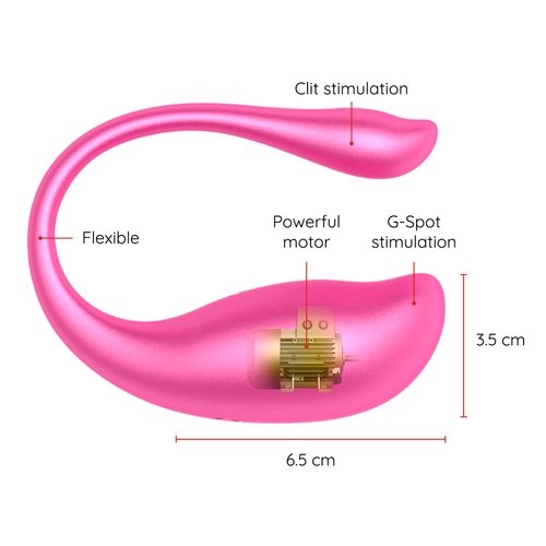 Oninder - Nairobi Vibrating Egg Pink - Free App