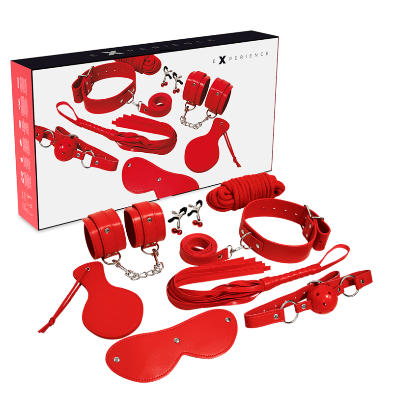 EXPERIENCE - Bdsm Fetish Kit Röd Serie