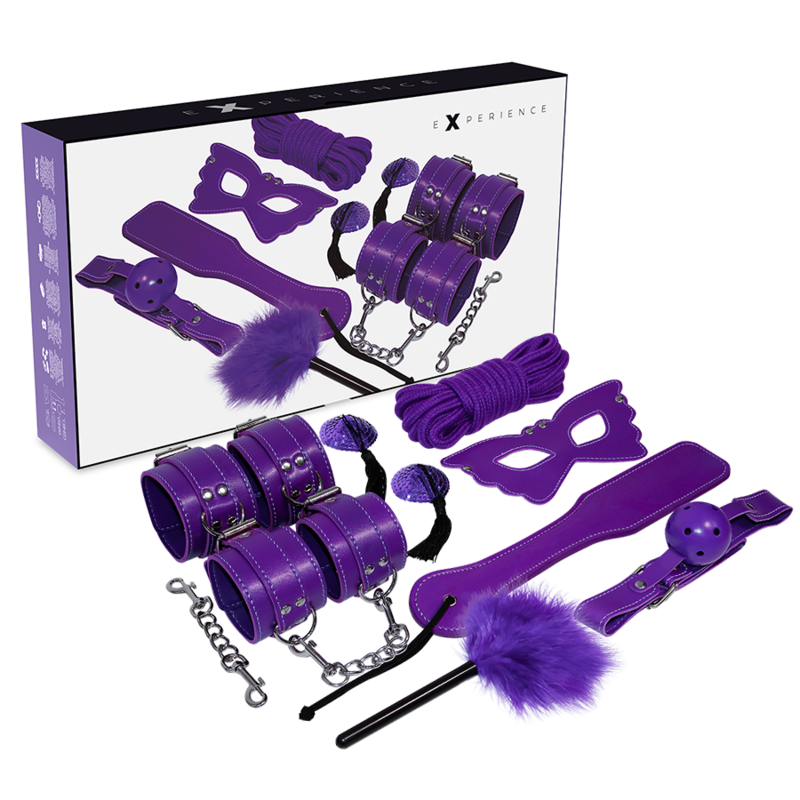 EXPERIENCE - Bdsm Fetish Kit Lila Serie