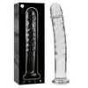 Nebula-Serien Från Ibiza - Modell 16 Dildo Borosilikatglas Klar 18,5 Cm -O- 3 Cm