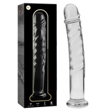 Nebula-Serien Från Ibiza - Modell 16 Dildo Borosilikatglas Klar 18,5 Cm -O- 3 Cm