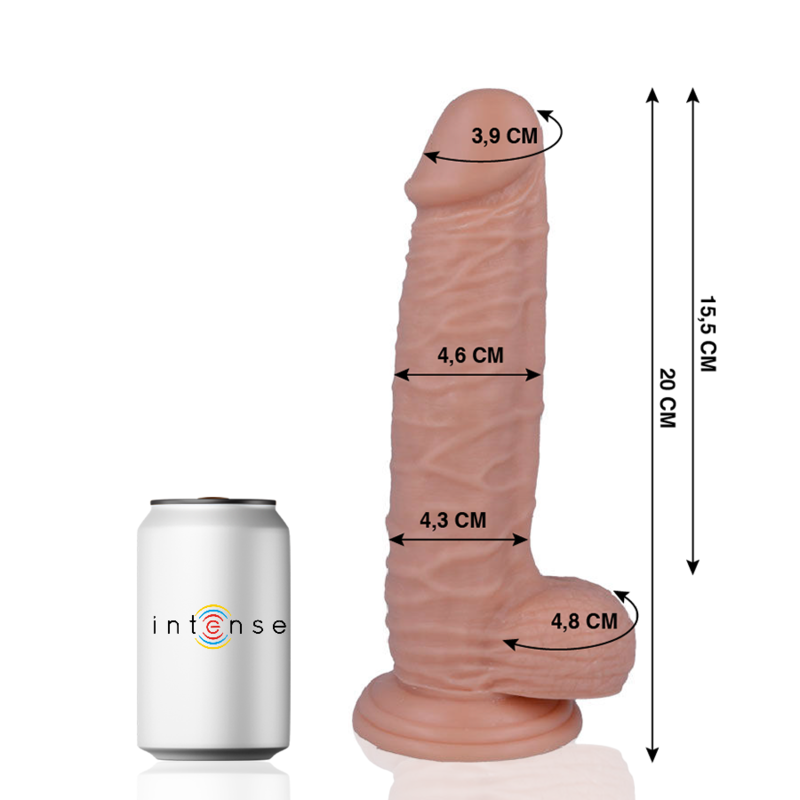 MR INTENSE - 20 Realistisk Kuk 20 Cm -O- 4,6 Cm