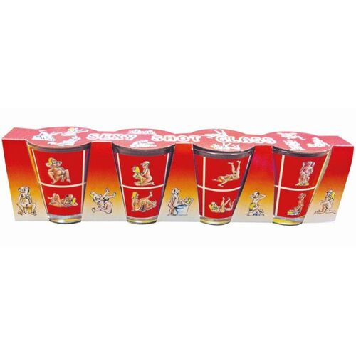 Diablo Picante - 4 Kamasutra-Shotglas