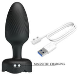 Pretty Love - Varian Anal Plug With Led Light Black 10.8 Cm