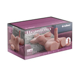 Xise - Vacker Lady Boy Kvinnlig Torso Med Dildo Med Vibration 49 Cm