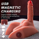 Xise - Michael Realistic Dildo And Anus Masturbator With Thrusting 15 Cm