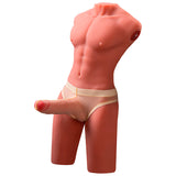 Xise - Jason Halvkropp Realistisk Manlig Torso Med Stök Och Vibration 55 Cm