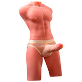 Xise - Jason Halvkropp Realistisk Manlig Torso Med Stök Och Vibration 55 Cm