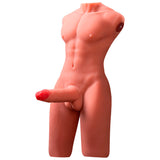 Xise - Jason Halvkropp Realistisk Manlig Torso Med Stök Och Vibration 55 Cm