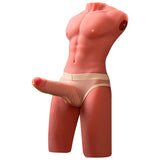 Xise - Jason Halvkropp Realistisk Manlig Torso Med Stök Och Vibration 55 Cm