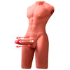 Xise - Jason Halvkropp Realistisk Manlig Torso Med Stök Och Vibration 55 Cm