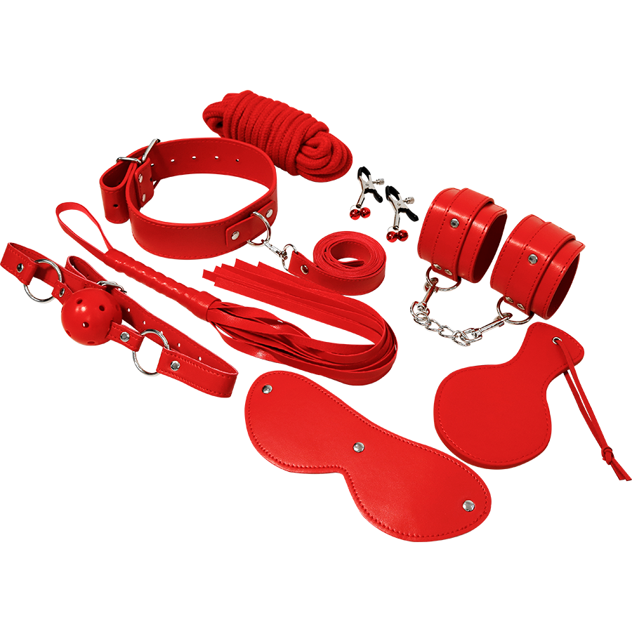 EXPERIENCE - Bdsm Fetish Kit Röd Serie
