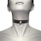 Coquette Chic Desire - Veganskt Läderhalsband För Kvinnor, Skallra, Tillbehör