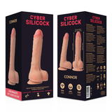 Cyber Silicock - Connor Ultra Realistisk Mjuk Flytande Silikon 20,5 Cm -O- 3,7 Cm
